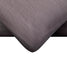 Set funda nórdica y 2 fundas de almohada de algodón y lino gris 240 x 260 cm