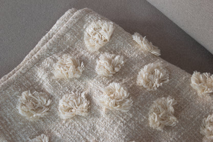 Manta Lia Throw 100% algodón natural 130x170cm